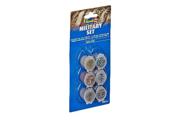 Military Vehicle set aqua color acrylic 6x5ml